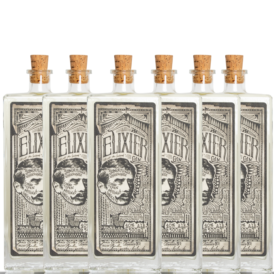 ELIXIER GIN | KISTE | 6x 50CL